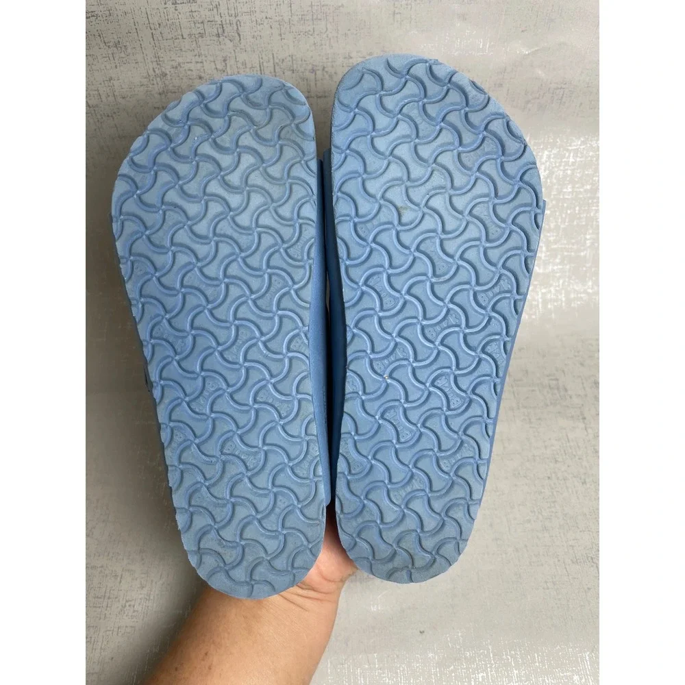 Birkenstock Arizona EVA Sandals Kids Size 34 Blue Waterproof Double Strap Slides